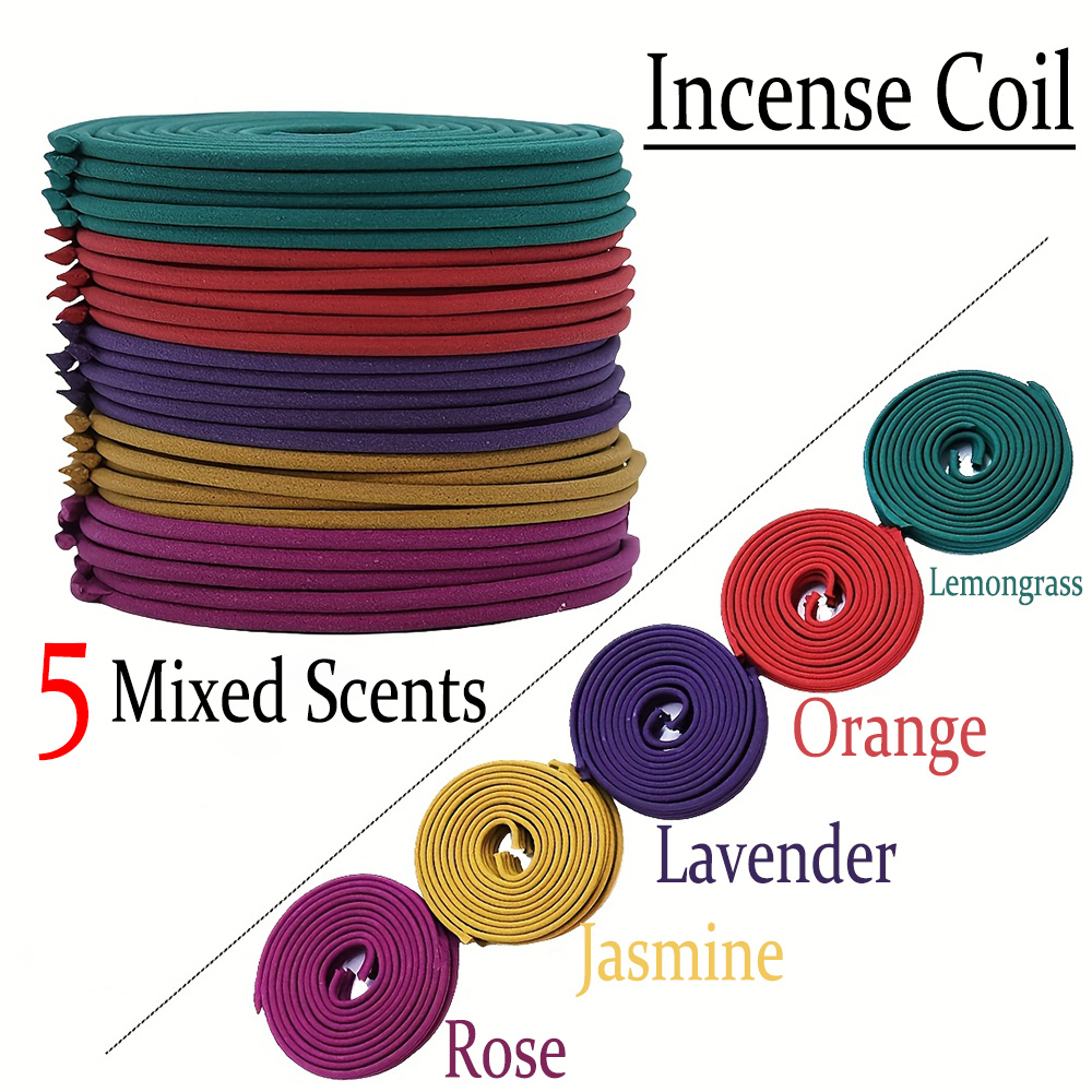 Quality Home Fragrance - Yüksek Kaliteli Klasik Spiral Tütsü Karışık
