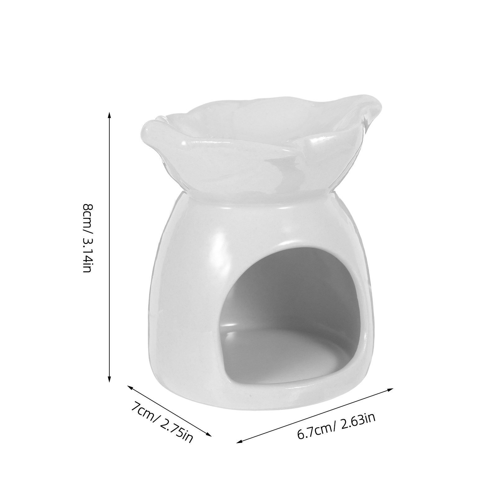 Seramik Tutucu Zarif Yaprak Şe - Home Fragrance Oil Diffuser incelemesi ve fiyatı
