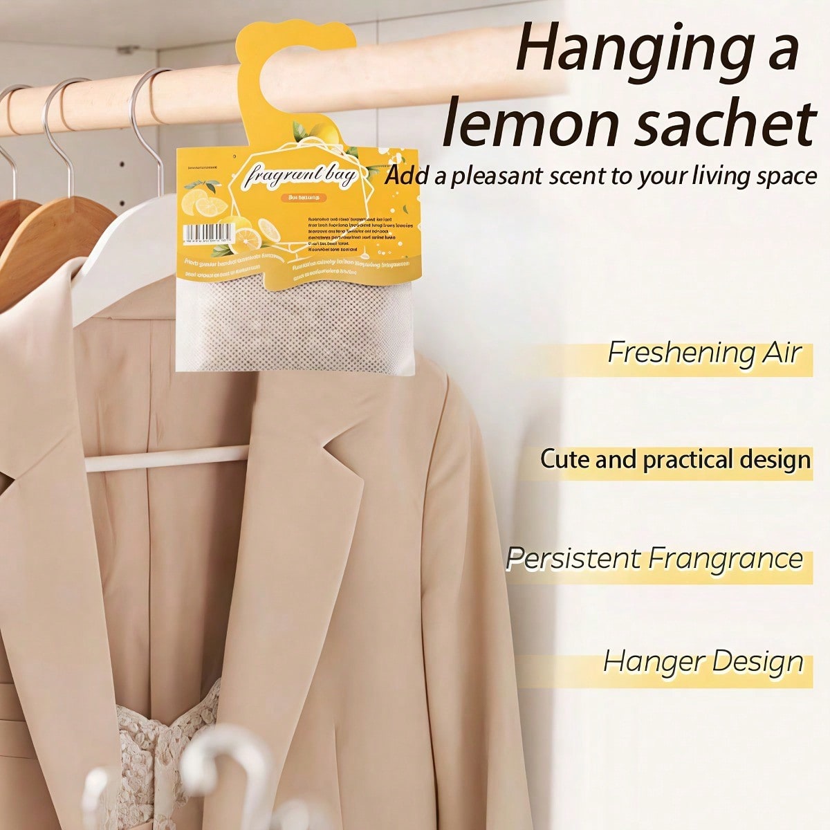Asılı Limon Kokulu Keseler, Do - Home Fragrance Logo incelemesi ve fiyatı